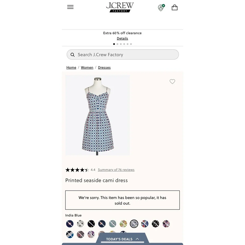 J Crew Print Seaside Pink Blue‎ Spaghetti Strap Cocktail Party Dress Size (2)